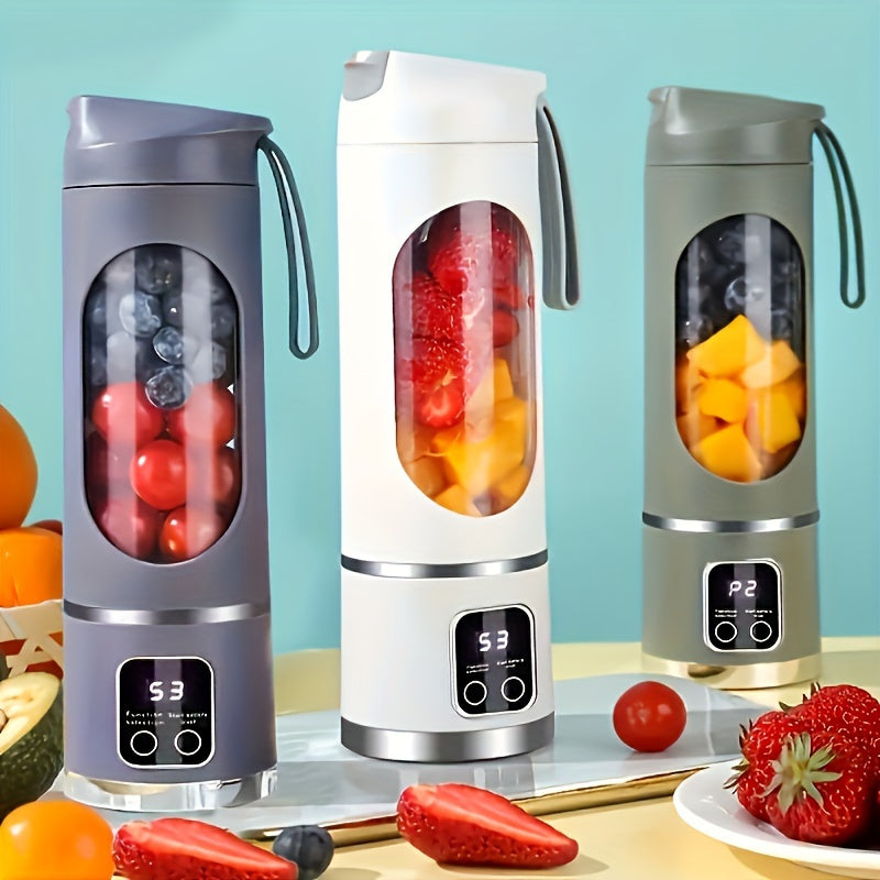 [Portable Blender] Portable USB-Rechargeable Blender & Juicer | Easy Clean, 10.14oz to 16.91oz Capacity, Perfect for Fruit & Vegetable Drinks, Milkshakes