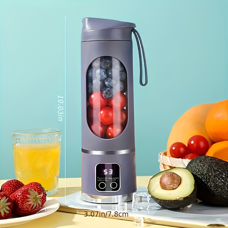 [Portable Blender] Portable USB-Rechargeable Blender & Juicer | Easy Clean, 10.14oz to 16.91oz Capacity, Perfect for Fruit & Vegetable Drinks, Milkshakes