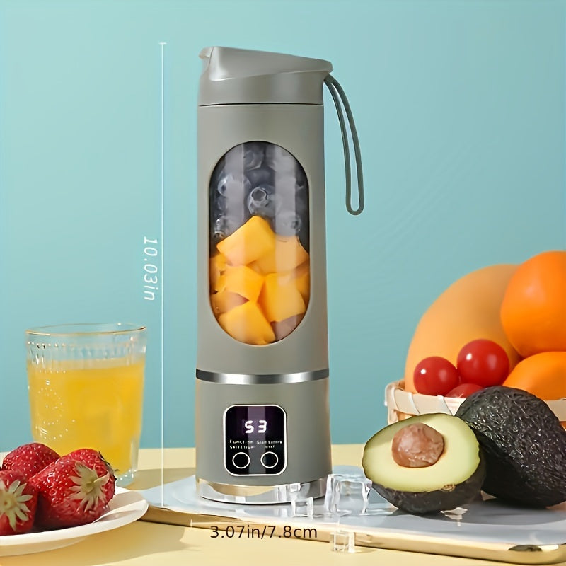 [Portable Blender] Portable USB-Rechargeable Blender & Juicer | Easy Clean, 10.14oz to 16.91oz Capacity, Perfect for Fruit & Vegetable Drinks, Milkshakes