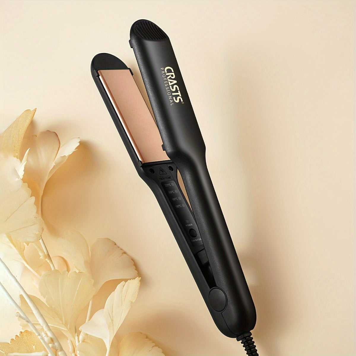 Professional Hair Straightener, 2-in-1 Ceramic Flat Iron For Straightening And Curling, Adjustable Temperature, Dual-Purpose Hair Styling Tool For Bangs And Curls, Gifts For Women