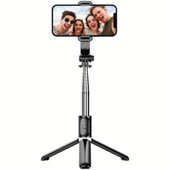 40" Cell Phone Selfie Stick Tripod, Extendable Selfie Stick All-in-1 Smartphone Tripod Stand With Wireless Remote 360°Rotation For IPhone 14/13/12/12 Pro/11/11 Pro/XS/XR/X/8/7 Plus, For Samsung, Google, LG, Sony Smartphones