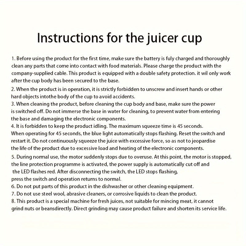 1pc Portable USB-Powered Juicer and Blender Cup - Dual Function Electric Fruit Squeezer & Mixer with Built-in Lithium Battery, Compact Travel Design, Leakproof Lid - for Smoothies, On-the-Go Blending, Home/Office Use - Ideal for Fresh Fruit, Veggies, Ice