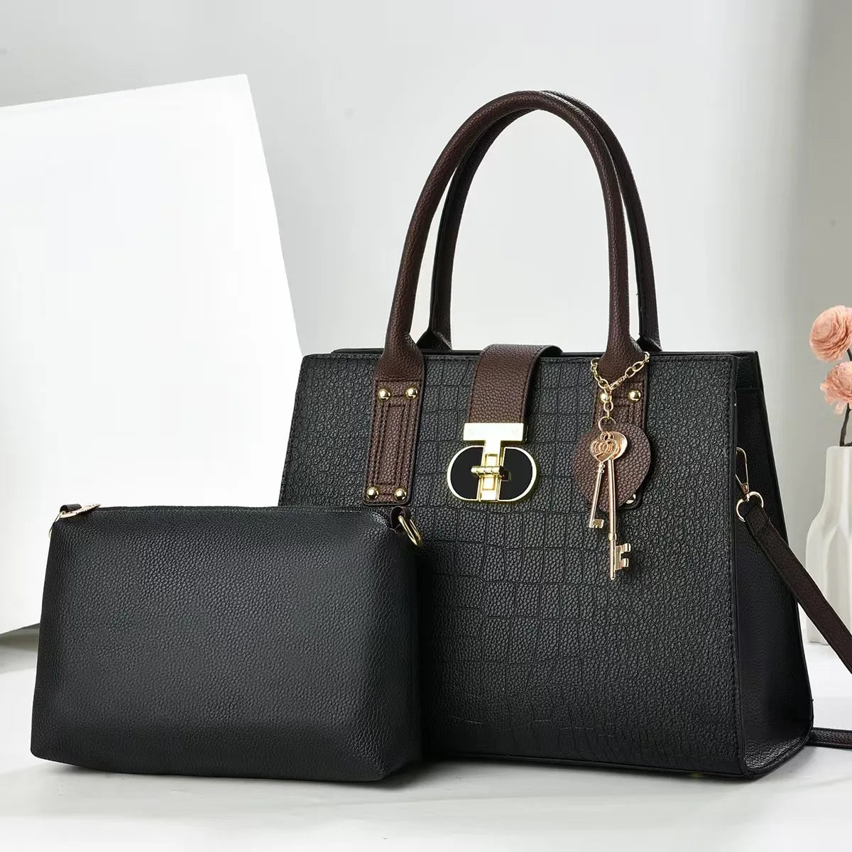 2025 Popular PU Leather Women's Bag Large Capacity Trendy Women's Handbag Women Sac