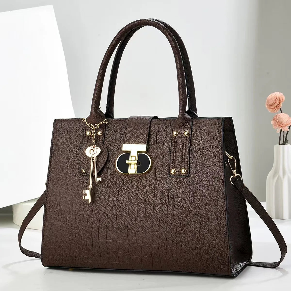 2025 Popular PU Leather Women's Bag Large Capacity Trendy Women's Handbag Women Sac