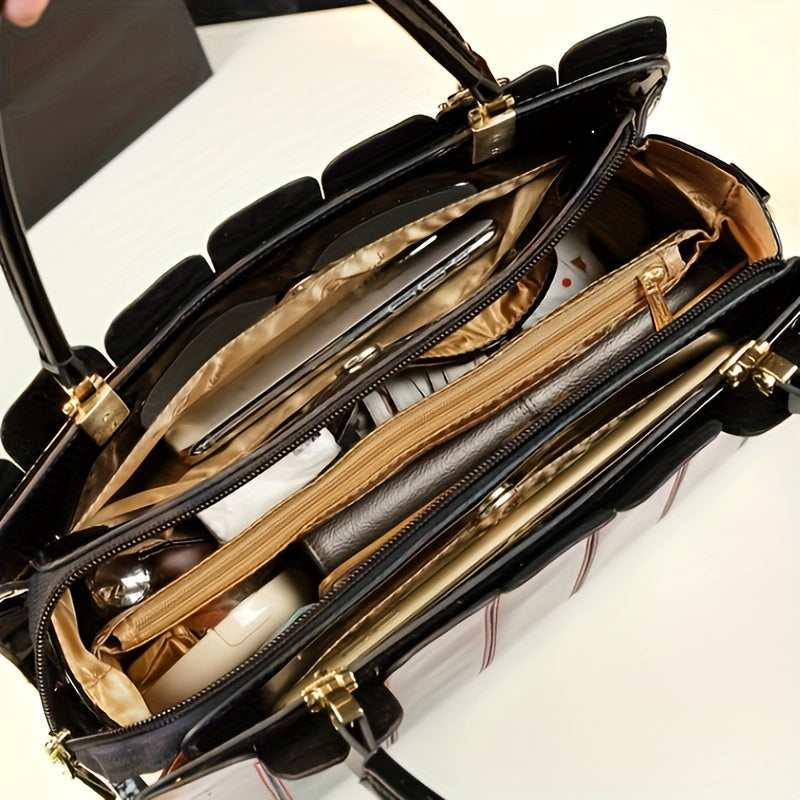 A Stylish And Versatile Shoulder Bag for Middle-Aged Women, Suitable for Various Occasions.