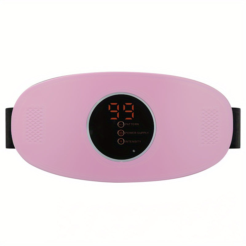 Rechargeable Waist Massager with Vibration - Includes Elastic Belt, USB Charging