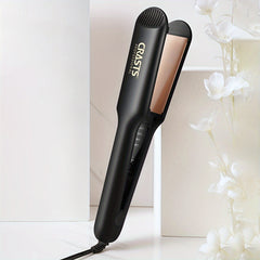 Professional Hair Straightener, 2-in-1 Ceramic Flat Iron For Straightening And Curling, Adjustable Temperature, Dual-Purpose Hair Styling Tool For Bangs And Curls, Gifts For Women