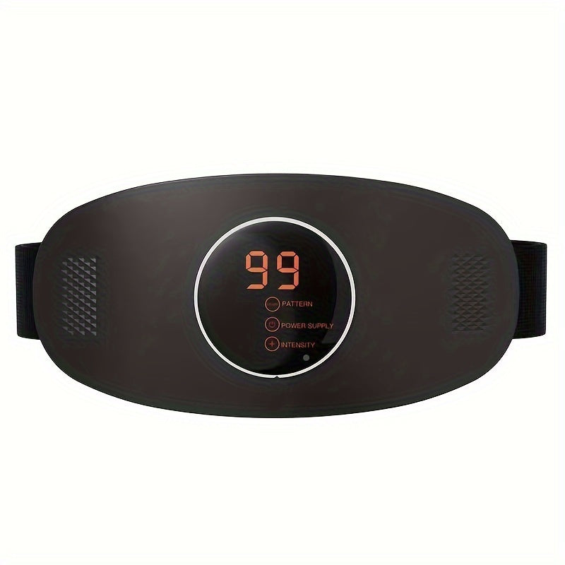 Rechargeable Waist Massager with Vibration - Includes Elastic Belt, USB Charging