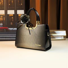 Vintage Floral Convertible Crossbody Handbag for Women – Elegant, Spacious & Versatile Purse with Removable Shoulder Strap, Stylish PU Leather Design for Daily Use & Travel